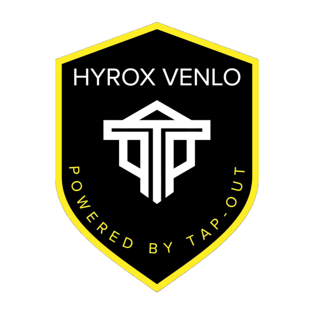 Logo HYROX Venlo Powerd by Tap-Out